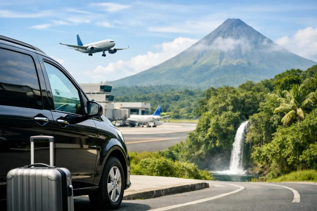 Traslado privado aeropuerto Liberia La Fortuna